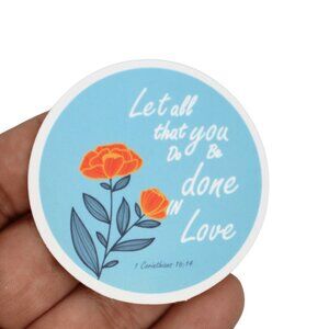 Sticker Bundles 12x$6 Religious Christian Bible Verse Corinthians